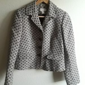 🤑SALE 💥Loft tylor blazer size 0P brown & grey